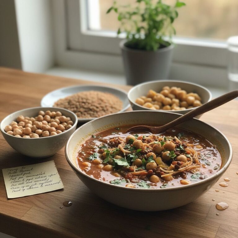 Harira Végétarienne: Recette Marocaine Nutritive et Facile
