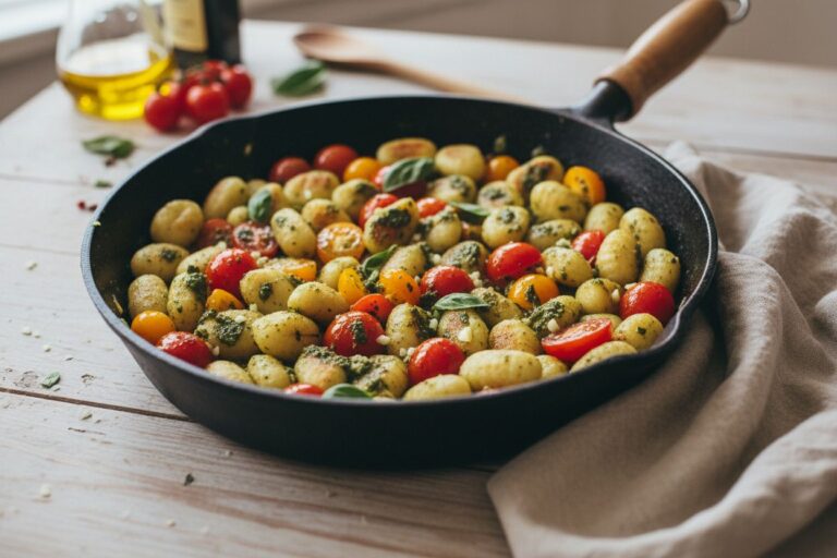 Gnocchis Pesto Tomates Cerises Recette Facile et Gourmande