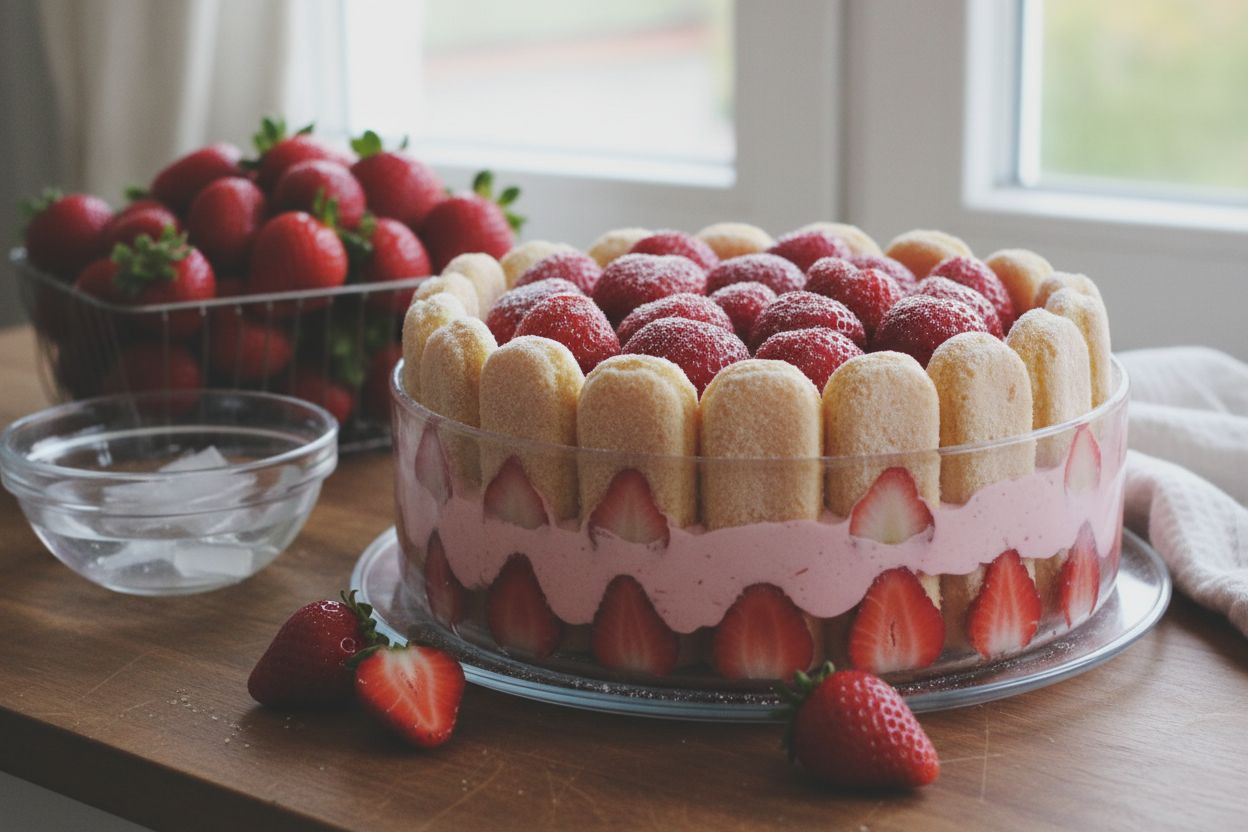Charlotte aux fraises