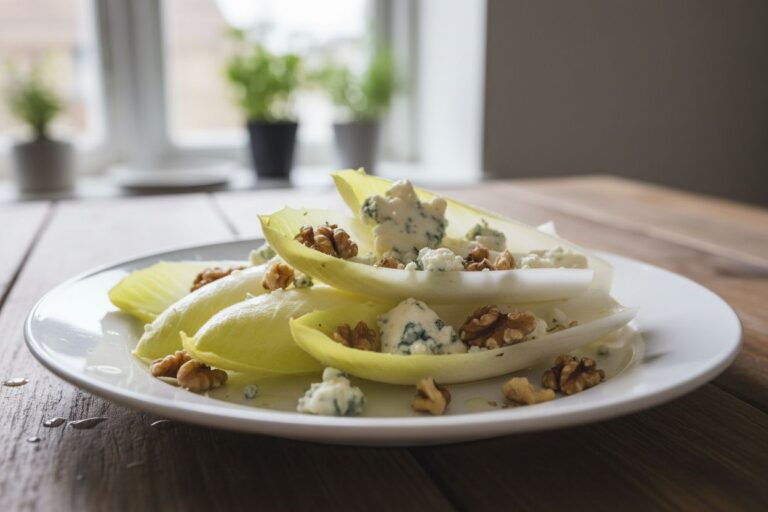 Salade d'Endives Roquefort Noix Recette Facile et Croquante