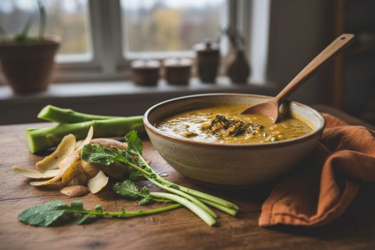 Soupe anti gaspi Recette provençale réconfortante et savoureuse