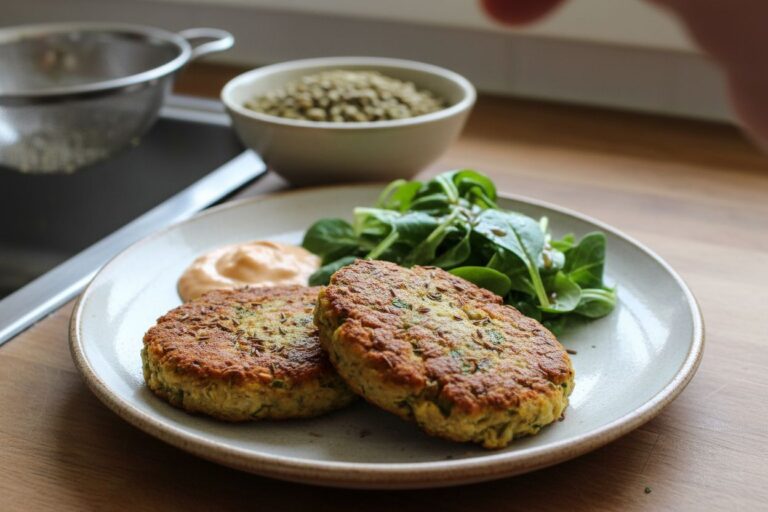 Steak de Lentilles Gourmand Recette Facile et Savoureuse