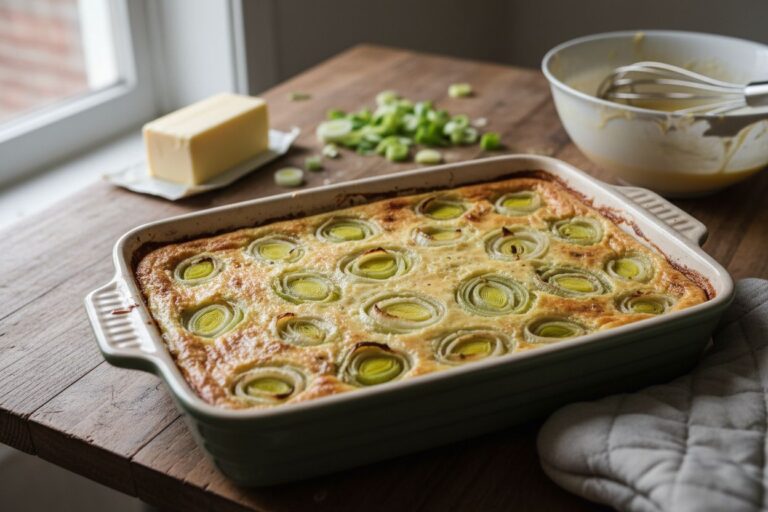Clafoutis Poireaux : Recette Facile, Gourmande et Végétarienne