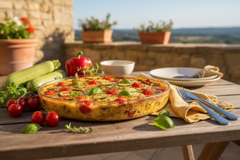 Flan de légumes ensoleillé Recette facile et parfumée