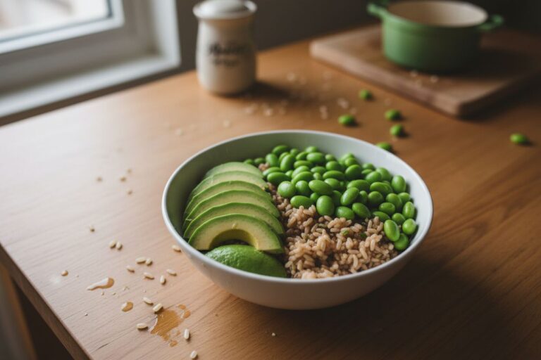 Bowl Vitaminé Avocat Edamame Recette Facile et Énergisante
