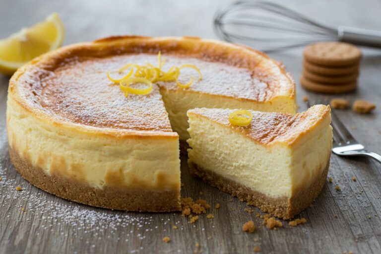 Cheesecake citron recette facile dessert gourmand