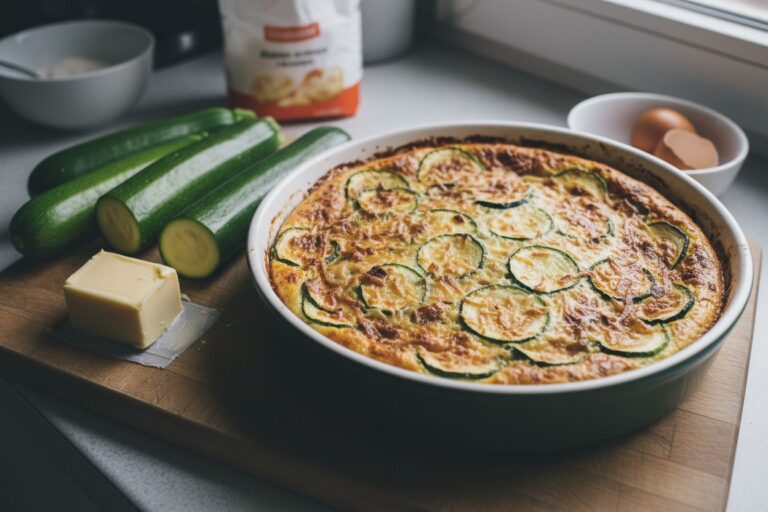 Clafoutis Courgettes Recette Facile et Gourmande Dîner Végétarien