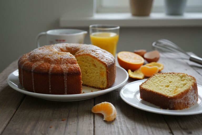 Gâteau à l'orange ultra moelleux Recette facile et parfumée