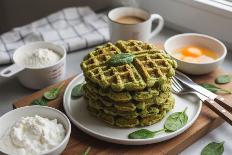 Gaufres épinards : La recette brunch gourmande et facile