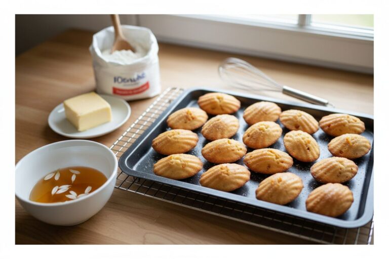 Madeleines moelleuses à la fleur d'oranger Voyage gourmand garanti Douces madeleines fleuries Recette facile et végétarienne Madeleines parfumées au sud Un goûter inoubliable Madeleines à la fleur d'oranger La recette facile et réussie Secret de madeleines moelleuses et parfumées Révélé ici