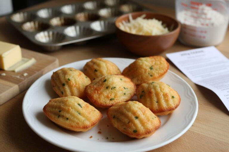 Madeleines parmesan apéro recette facile et gourmande