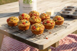 Muffins salés aux légumes du soleil