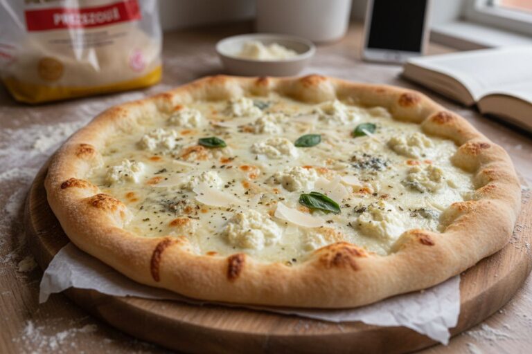 Pizza 4 fromages originale Recette gourmande et facile