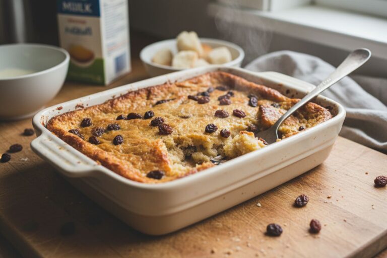 Pudding au pain rassis Recette facile et gourmande