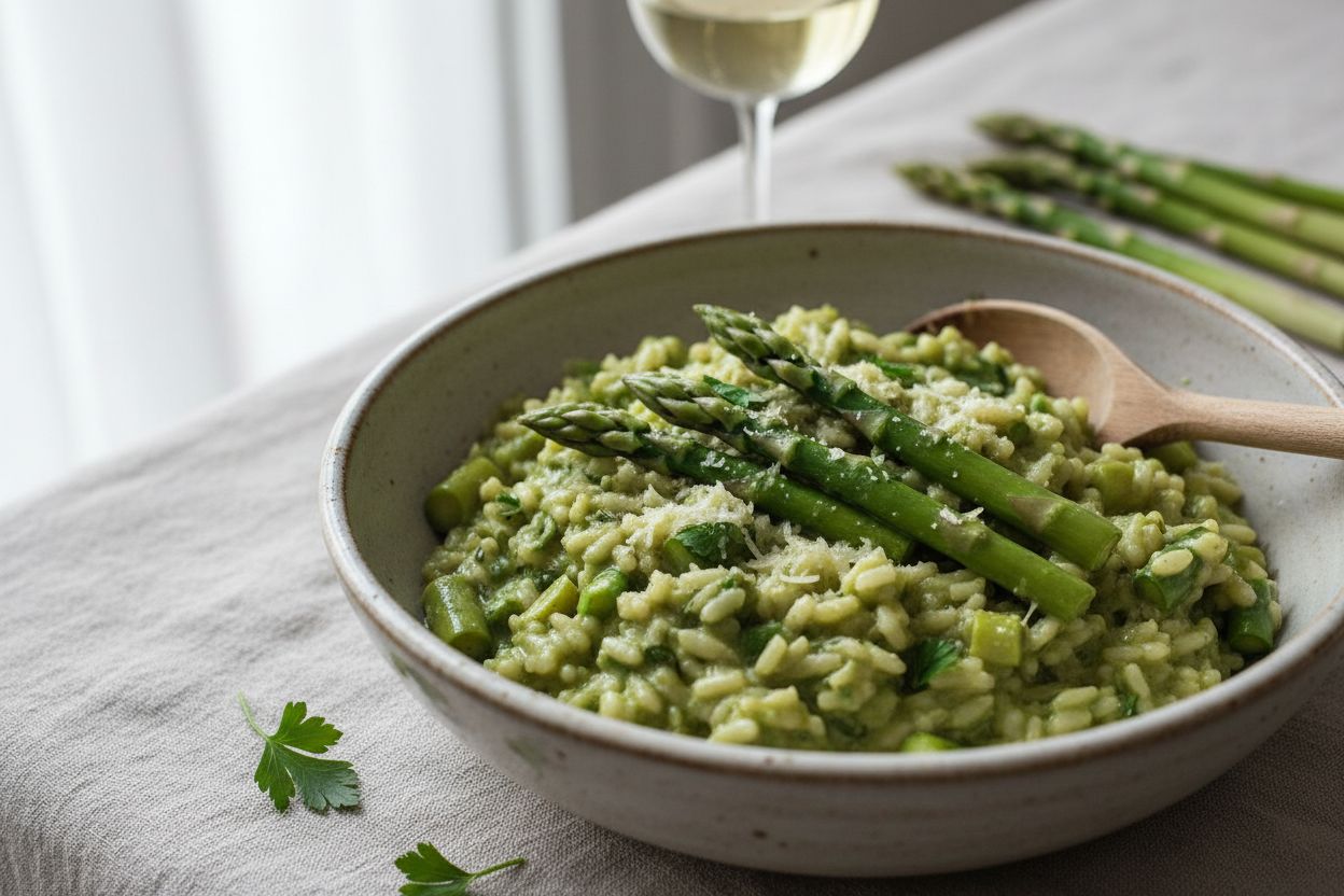 Risotto aux asperges vertes