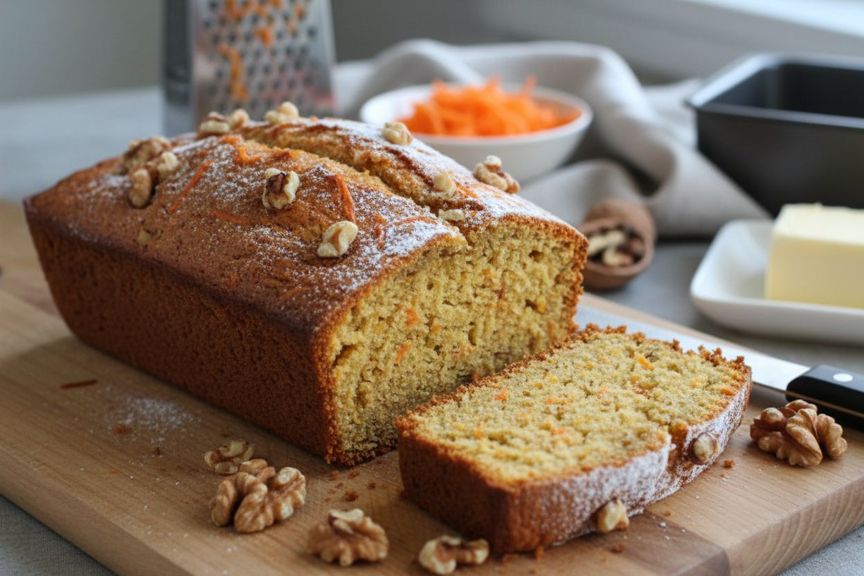 Gâteau aux carottes et noix