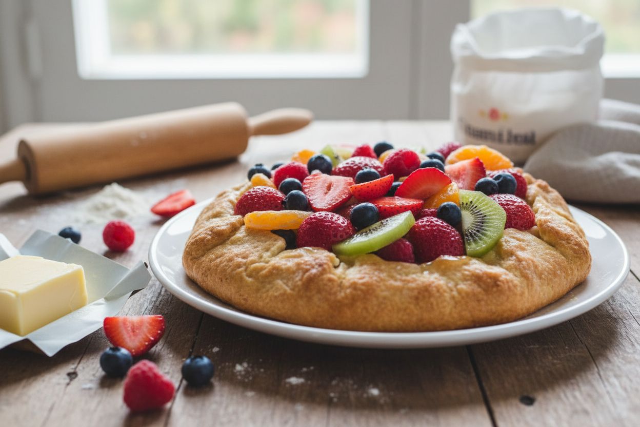 Tarte aux fruits de saison