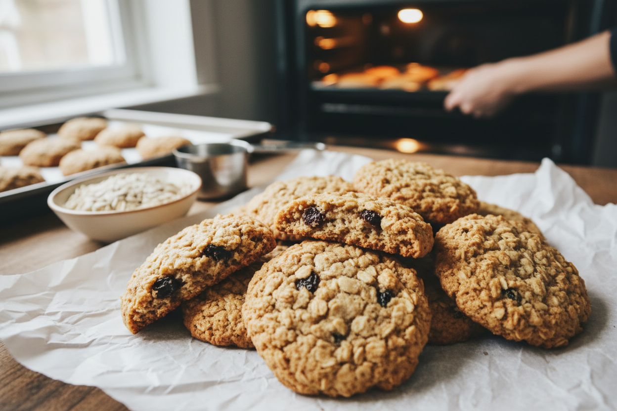 Cookies aux flocons d’avoine terminé