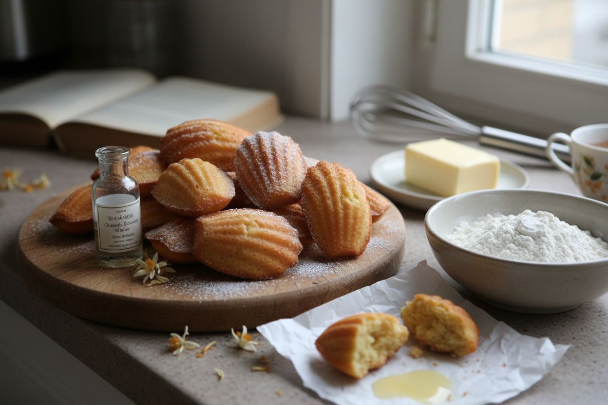 Madeleines à la fleur d’oranger terminé