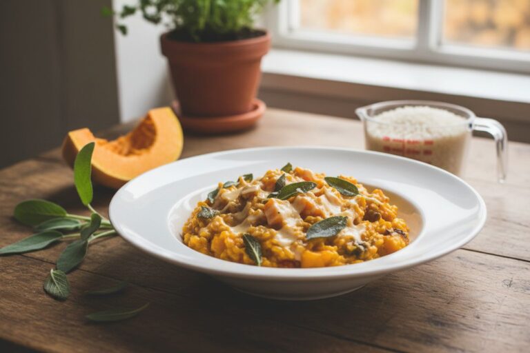 Risotto Potiron et Sauge Recette d'Automne Gourmande et Facile