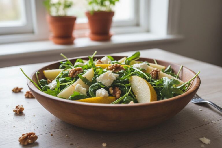 Salade Roquette Poires Noix Recette Facile et Gourmande