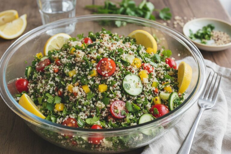 Taboulé Quinoa Vitaminé Recette Fraîcheur Protéines Végétales