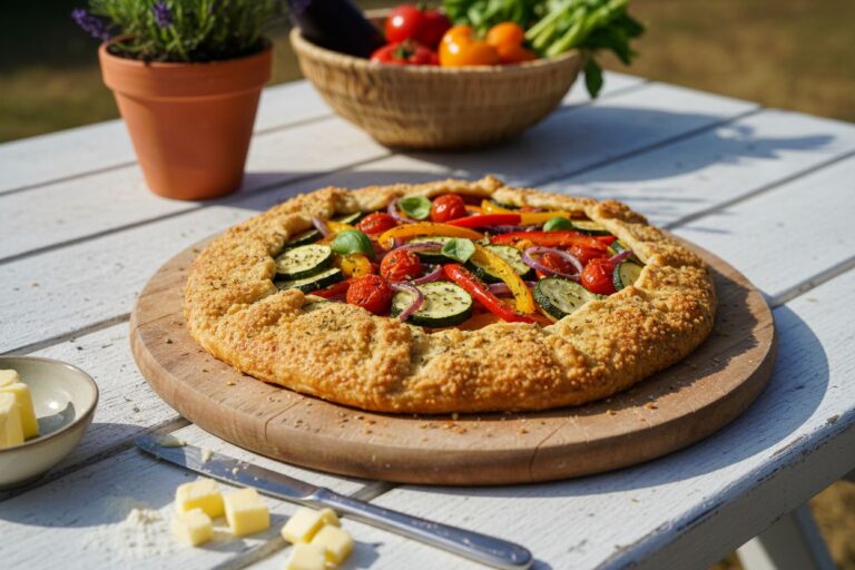 Tarte aux légumes d'été Recette facile et parfumée de Provence