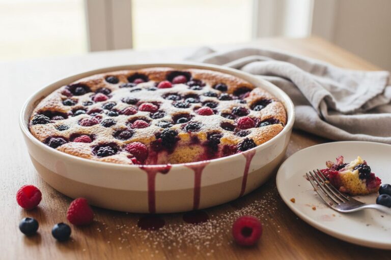 Clafoutis aux Fruits Rouges Moelleux Recette Facile et Gourmande