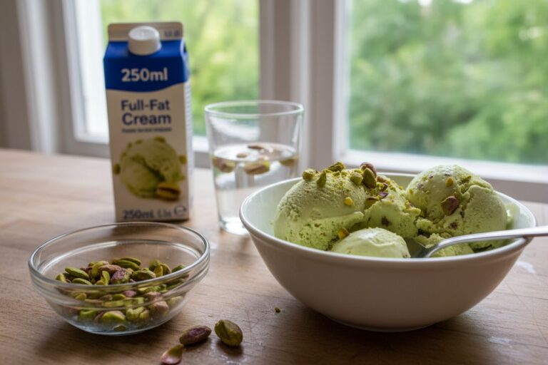 Glace pistache maison recette facile et gourmande