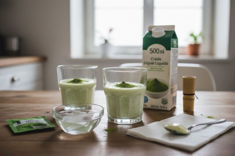 Panna cotta matcha onctueuse Recette facile et zen