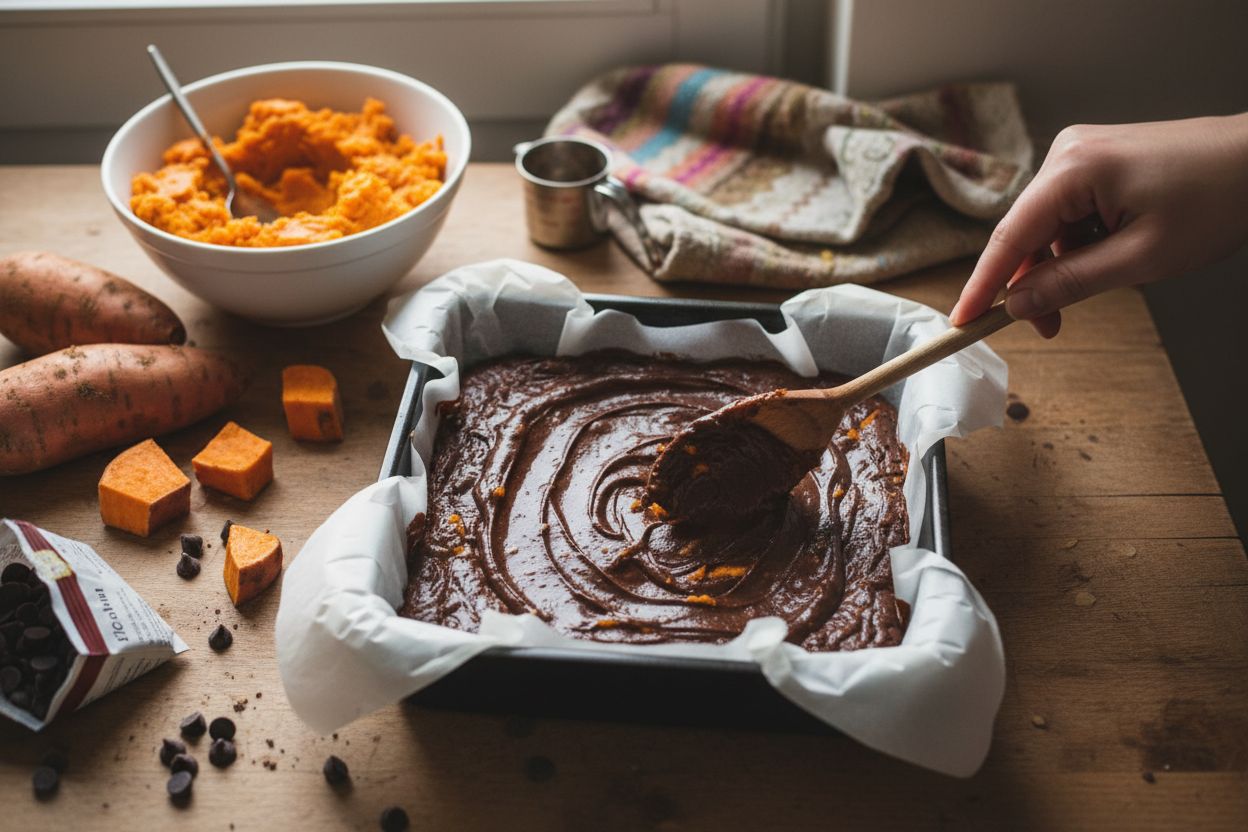 Brownie à la patate douce