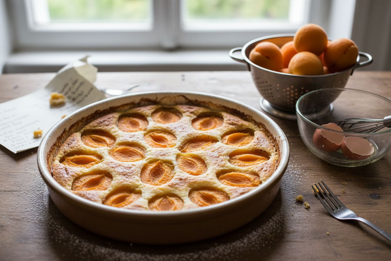 Clafoutis aux abricots