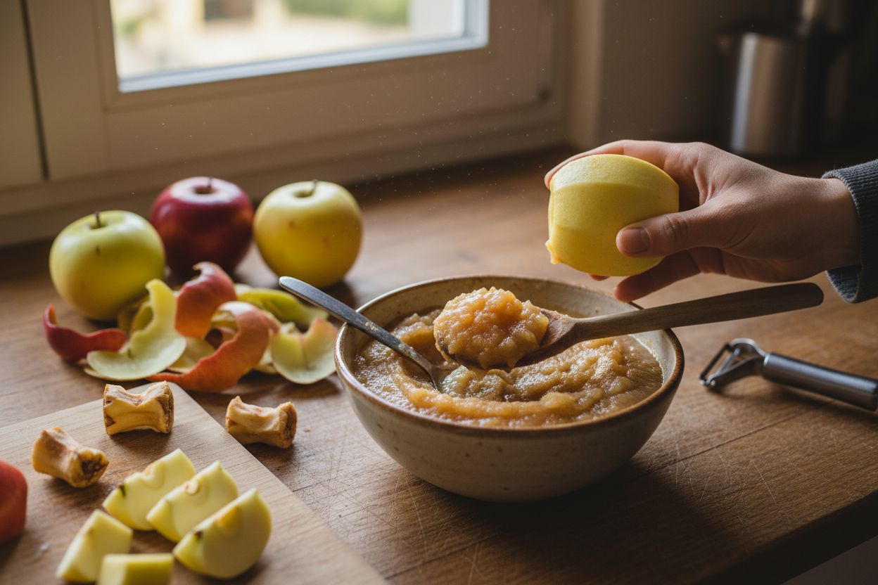 Compote de pommes maison
