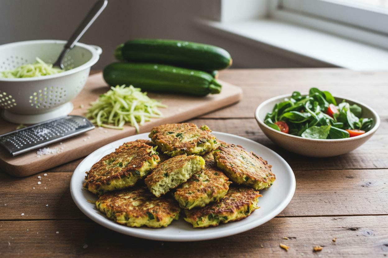 Croquettes de courgettes et herbes