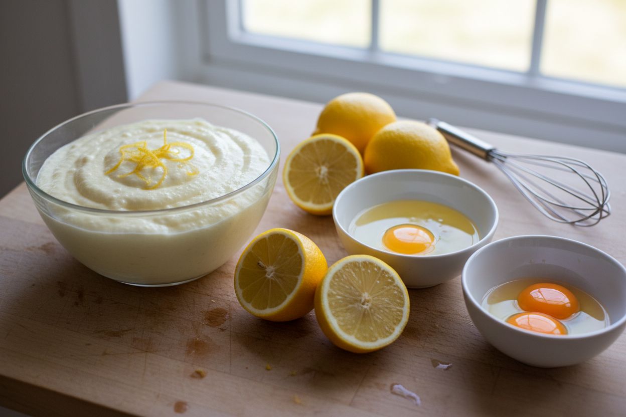 Mousse légère au citron
