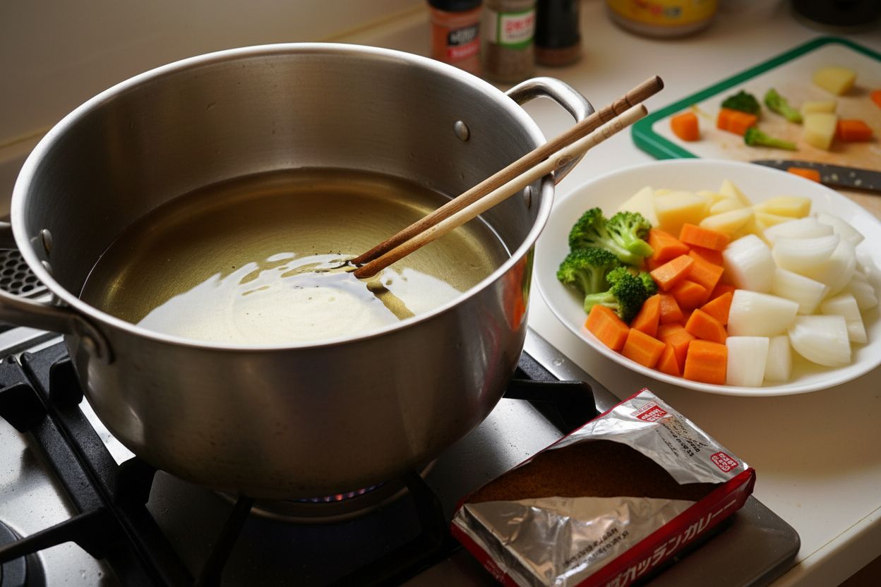 Curry japonais végétarien terminé