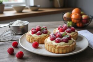 Tartelette aux framboises