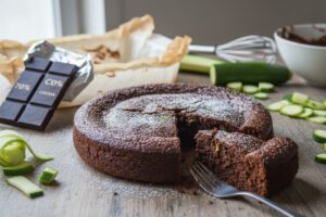 Fondant au chocolat et courgette