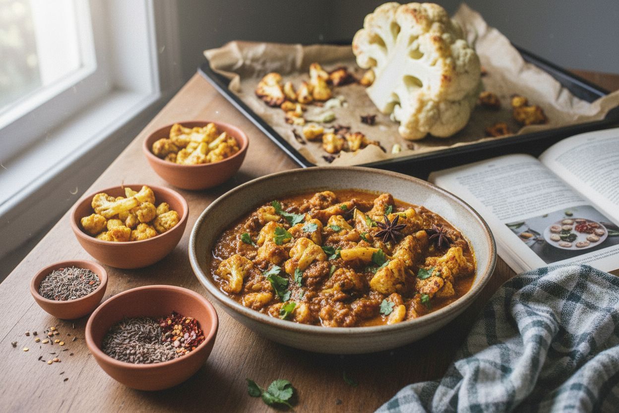 Curry de chou-fleur rôti