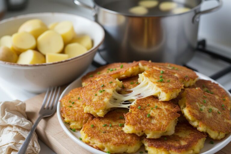 Beignets pommes de terre fromage recette facile apéro gourmand