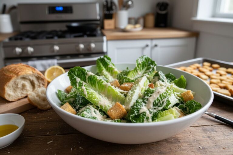 Salade César Végétarienne Revisite Gourmande et Facile
