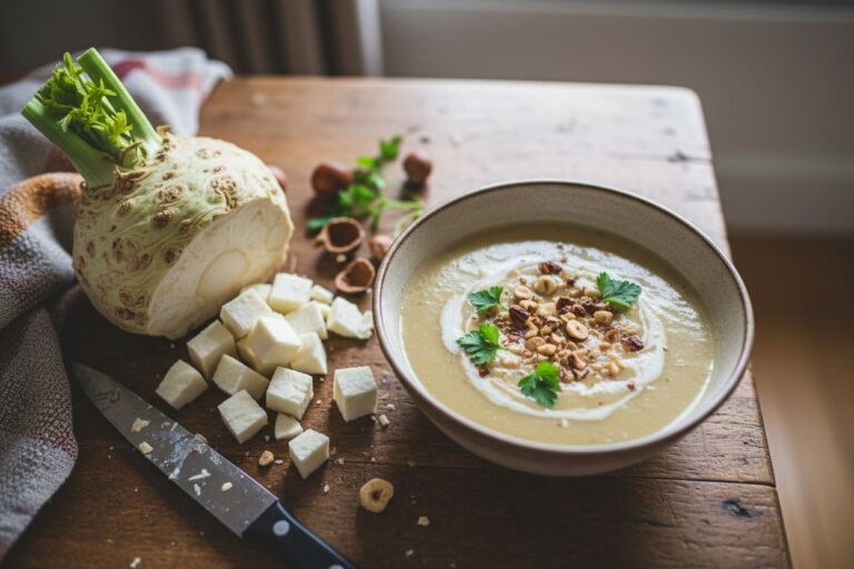 Velouté Céleri Rave Noisettes Recette Réconfortante Automne