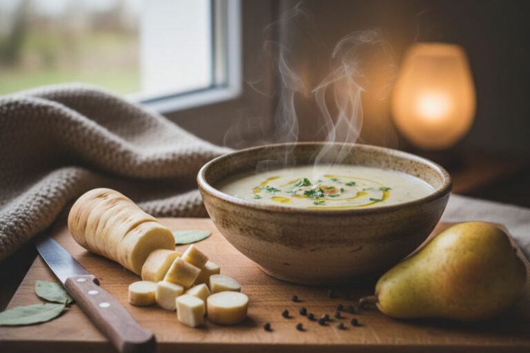 Velouté Panais Poire Recette Provençale Automnale