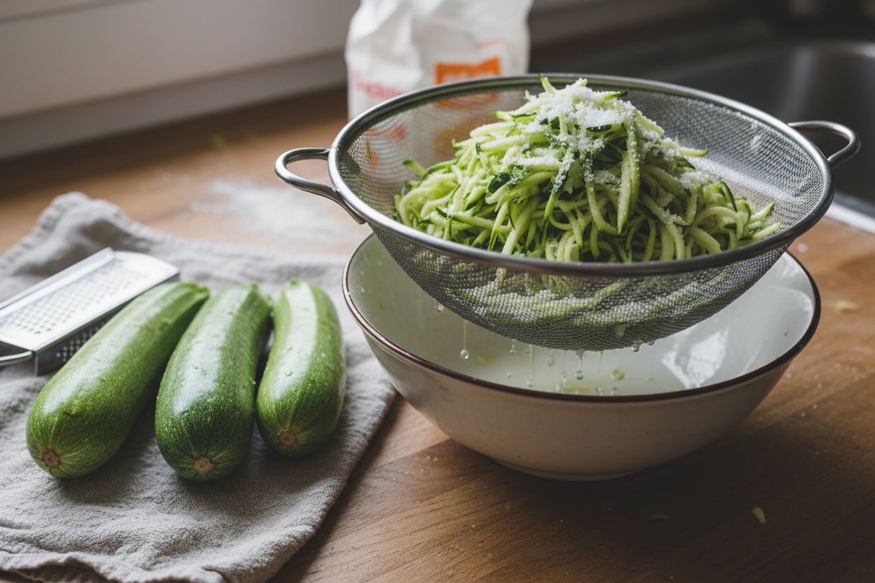 Fritters de courgettes et féta