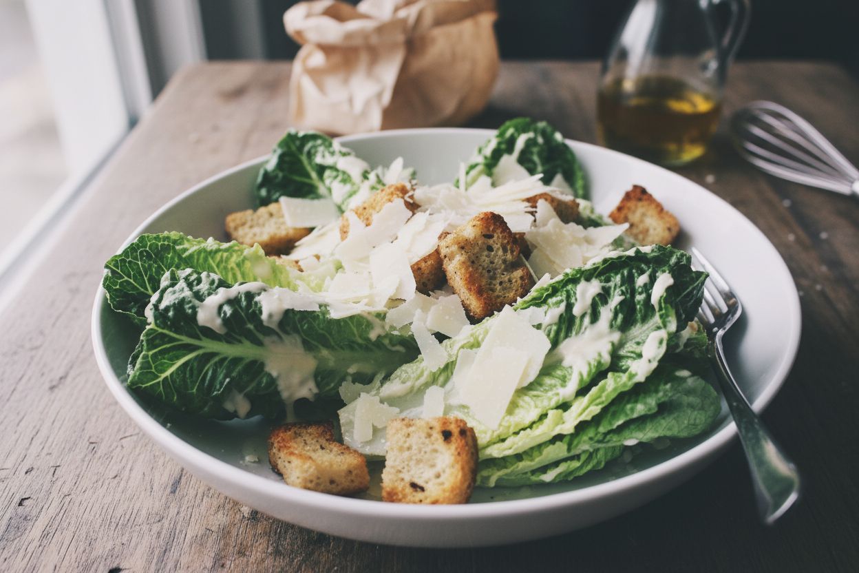 Salade César végétarienne