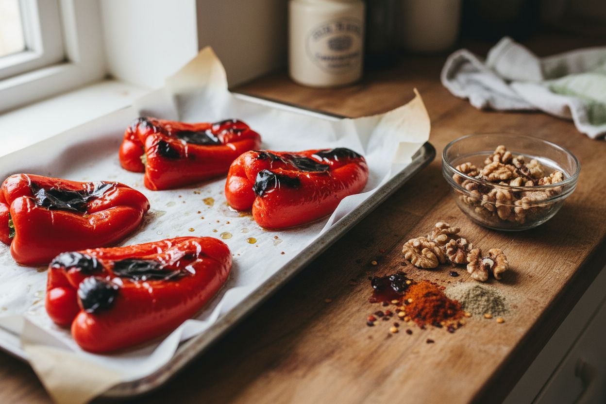 Muhammara (purée de poivrons aux noix)