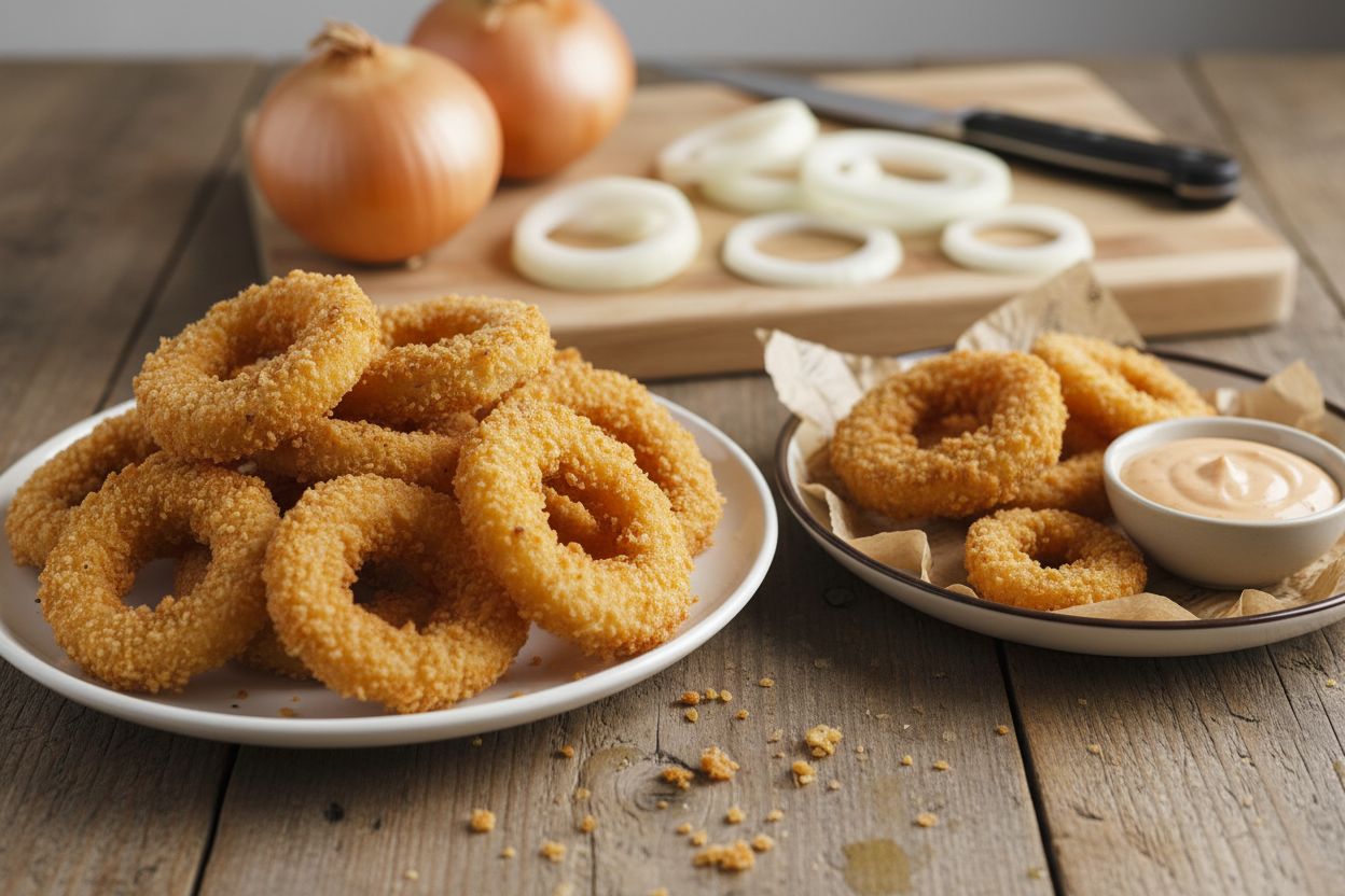 Onion rings croustillants