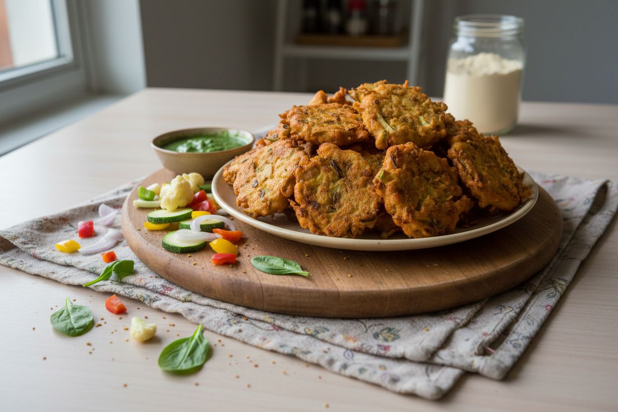 Pakoras de légumes variés