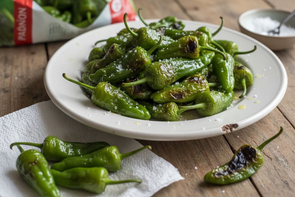 Pimientos de Padrón grillés