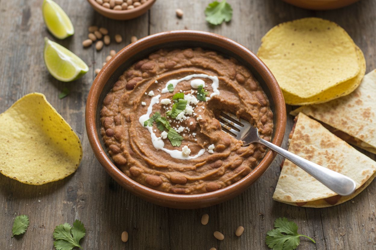 Refried beans mexicains maison